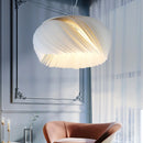 Axyaa Modern White Acrylic Chandelier for Elegant Spaces