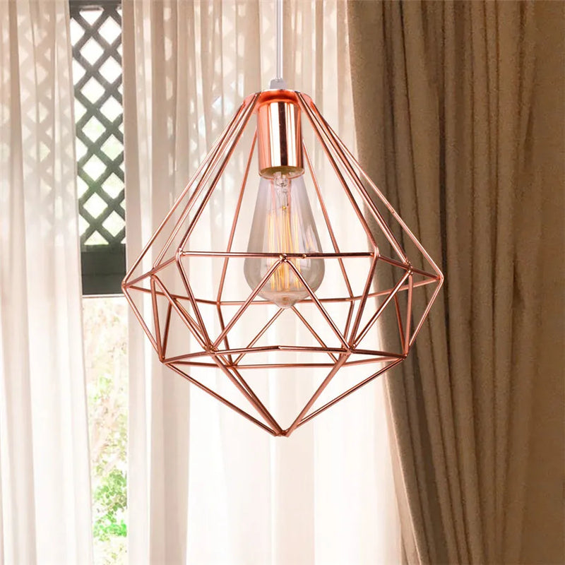 Axyaa Rose Gold LED Pendant Light for Kitchen Living Room
