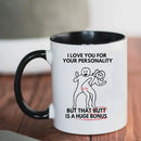Axyaa Funny Ceramic Coffee Mug Valentine's Day Present Husband Wife Birthday Gift