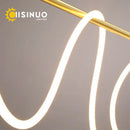 Axyaa Nordic Golden LED Wall Light 360° Adjustale Sconces Fixture