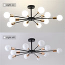 Axyaa Metal Art Industrial Living Room Ceiling Chandelier