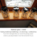 Axyaa Crystal Ceiling Light Modern Decorative Lamp E27 Base Square Round Lighting