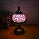 Axyaa E14 Glass Mosaic Table Lamp - Mediterranean Turkish Style