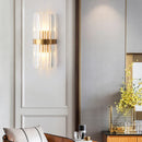 Axyaa Crystal Wall Lamp: Modern Light Luxury for Living Room, Bedroom, Corridor