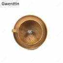 Axyaa Modern Wood Cup Ceiling Light: Nordic Style for Home Industrial Decor