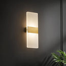 Axyaa Mini LED Acrylic Wall Lamp: Simple Bedroom Sconce, Living Room Bedside Light