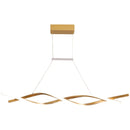 Axyaa Modern Aluminum Pendant Chandelier for Office and Dining Room
