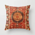 Axyaa Ethnic Style Short Plush Pillow Cover - Chinese Printing Sofa Cushion Cover