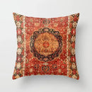 Axyaa Ethnic Style Short Plush Pillow Cover - Chinese Printing Sofa Cushion Cover