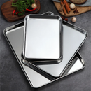 Axyaa Stainless Steel Food Storage Tray for Restaurant, Kitchen Utensils