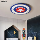 Axya Dimmable LED Ceiling Lights: Modern, Creative, Round, Remote Control, for Bedroom, Study, Kids Room
