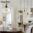 Axyaa Loft Industrial Glass Pendant Light for Modern Home Decor Lighting