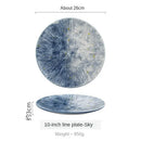 Axyaa Ceramic Dinner Plate Set - Home Tableware Breakfast Sushi Western Dinner Steak