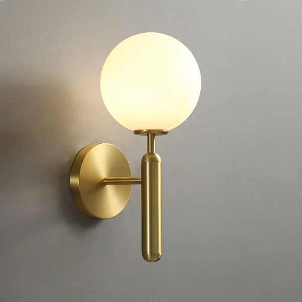 Axyaa Modern Glass Ball Wall Lamps for Bedroom, Living Room & Corridor Lighting