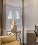Axyaa Gold Table Lamps for Living Room & Bedroom - Modern E27 Bedside Lamp