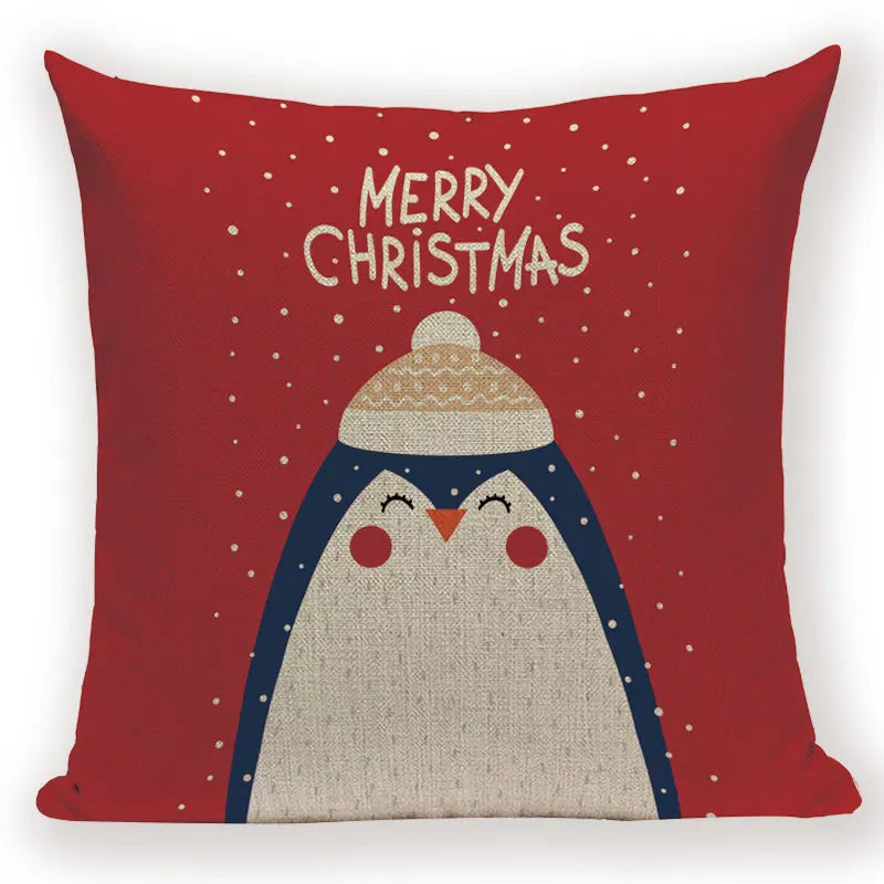Axyaa Christmas Bed Linen Pillowcase Set for Home Decor and Gifts