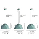 Axya Iron Diamond Pendant Lights Modern Chandelier for Living Room and Cafe