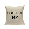 Axyaa Character Print Linen Cushion Cover - 2019 Office Sofa Decor Pillowcase