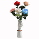 Axya Nordic Hydroponic Ceramic Vase for Modern Home Decor & Floral Arrangements