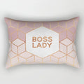 Axyaa Rectangle Lumbar Cushion Cover for Home Sofa Decoration