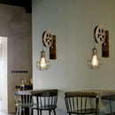 Axyaa Industrial Iron Wall Lamp Shade Fixture Sconce Lights - Retro Vintage Loft Cafe Bar Wandlamp LED
