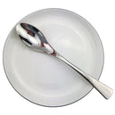 Axyaa Silver 304 Stainless Steel Cutlery Set - Elegant Mirror Finish Dinnerware Steak Fork Knife