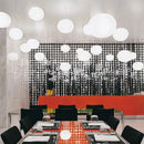 Axyaa White Glass Pendant Lamp for Modern Living Room and Kitchen Decor