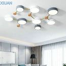 Axyaa Nordic Wood Ceiling Chandelier Light for Living Room Bedroom Decor