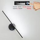 Axyaa Indoor LED Wall Lamps: Touch Stepless Dimming, 350° Rotation, Perfect for Living Room & Bedroom
