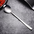 Axyaa Stainless Steel Long Handle Spoon Fork Set for Home Kitchen Dining