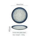 Axyaa Ceramic Dinner Plate Set - Home Tableware Breakfast Sushi Western Dinner Steak