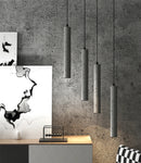 Axyaa Nordic Concrete LED Pendant Lamp - Modern Minimalist Industrial Hanging Fixture