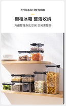 Axya 1800ml Transparent Plastic Jar with Lid Set for Pasta Nut Seasoning Storage
