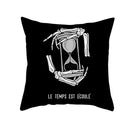 Axyaa Halloween Anime Polyester Cushion Cover Ghost Skull Pumpkin Throw Pillow