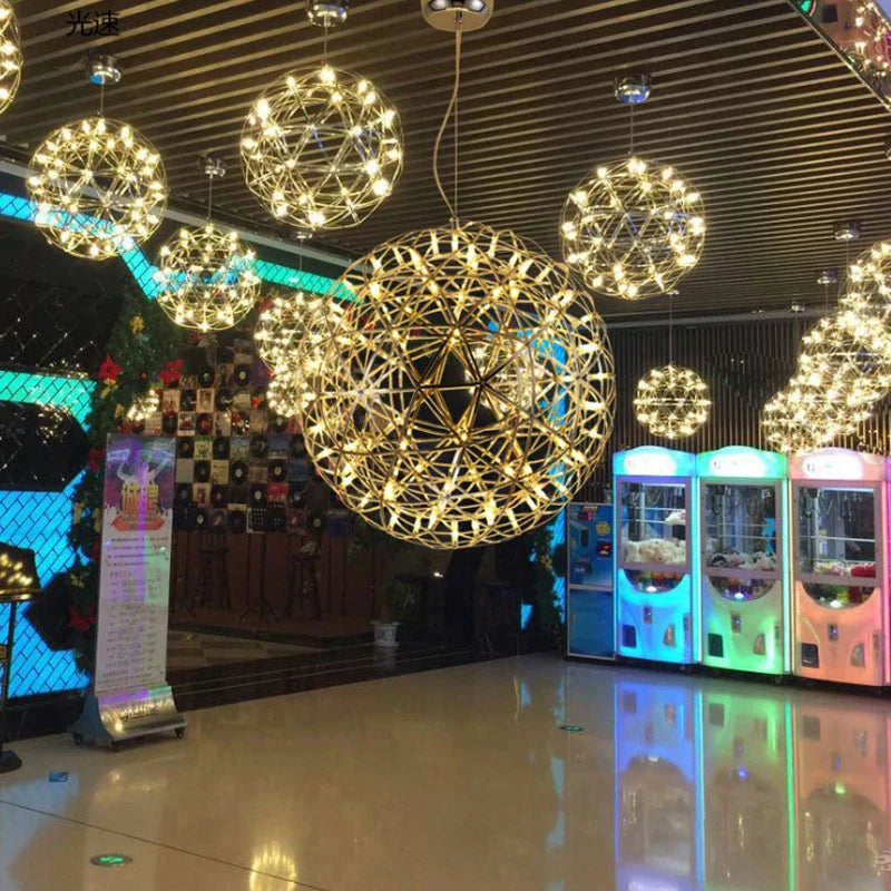 Axyaa Sparkball Pendant Lights for Home Decor and Indoor Lighting