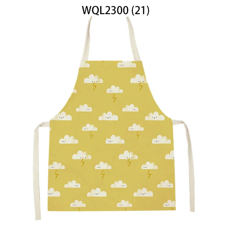 Axyaa Nordic Clouds Apron for Home Cooking & Baking