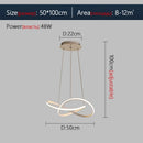 Axyaa Modern Nordic Style LED Chandelier for Dining Room and Kitchen