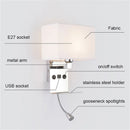 Axyaa Wall Lamp with Phone Holder & Switch