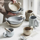 Axya Retro Ceramic Dessert Bowl Set