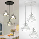 Axyaa 3-Head Diamond Pendant Light for Modern Dining Room & Kitchen
