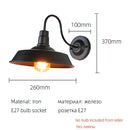 Axyaa Vintage Retro Loft Wall Sconce Light for Bedroom Restaurant Pub Cafe Porch