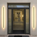 Axyaa Gold LED Wall Sconce: Waterproof Dimmable Outdoor Light