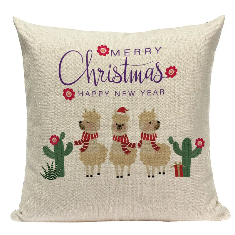 Axyaa Cactus Desert Decor Pillow Covers Scenery Floral Cushion Case