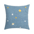 Axyaa Fluffy Comfort Pillow Cover 45x45cm Avocado Green Cream Blue Living Bed Room