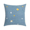 Axyaa Fluffy Comfort Pillow Cover 45x45cm Avocado Green Cream Blue Living Bed Room