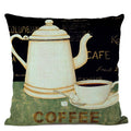 Axyaa Coffee Beans Cushion Cover - 45x45CM
