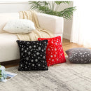 Axyaa Snowflake Flocked Cushion Cover 40x40 50x50