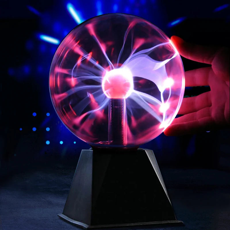 Axyaa Plasma Ball Night Light 3/4/5/6 Inch Magic Lamp Decor Table Lights