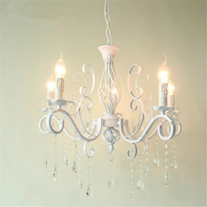 Axyaa Retro Loft Crystal Chandelier for Dining Room and Cafe