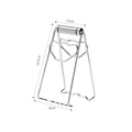 Axyaa Stainless Steel Hot Bowl Clamp Gripper Utensil Foldable Pot Plate Tongs